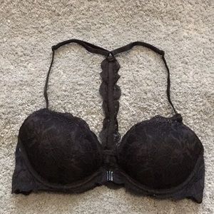 Pink Push-up Lace Bra